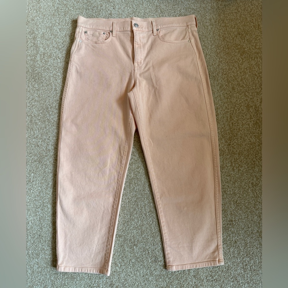 AYR All Year Round Peach The Beat Drop Straight Leg Jeans Size 32 *EUC* - Picture 2 of 10